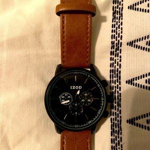 Leather Izod Watch